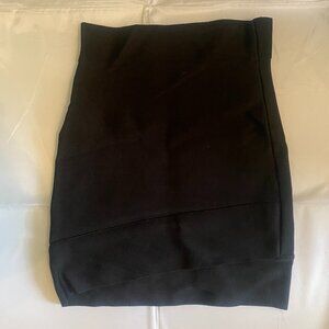 BCBG Maxazria Black Mini Pencil Skirt